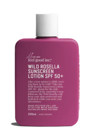 Wild Rosella Sunscreen Lotion SPF50+ 200mL
